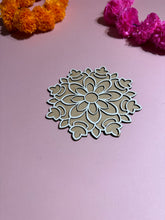 Load image into Gallery viewer, Resuable Rangoli Template Mat with Base. MDF Rangoli