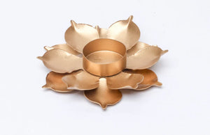Handcrafted Lotus Tea Light Holder Diwali, Maiyan, Mendhi, Deepawali Pooja accessories