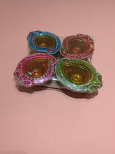 Load image into Gallery viewer, Handmade Decorative Mitti Diya Set - Set of 4