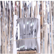 Load image into Gallery viewer, Fringe Foil Curtain Backdrop