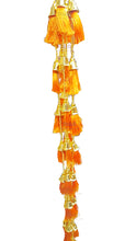 Load image into Gallery viewer, Tassel Garland with Golden Bell Hanging South Asian Indian Pakistani Wedding Decor