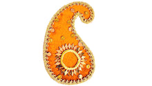 Load image into Gallery viewer, Small Velvet Mendhi Plate