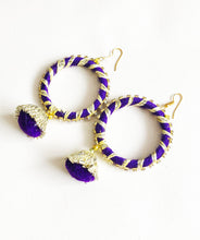 Load image into Gallery viewer, Laila Hoop Drop Earrings