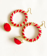 Load image into Gallery viewer, Laila Hoop Drop Earrings