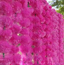 Load image into Gallery viewer, 5 Artificial Marigold Flower Garlands for Parties, Indian Weddings, Indian Theme Decorations Diwali, Indian Festival