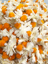 Load image into Gallery viewer, Pom pom with faux jasmine flower petal and pearl garlands