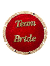 Load image into Gallery viewer, Velvet embellished Team Bride Team Groom Veer Di Mendhi Sign Board