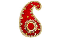Load image into Gallery viewer, Small Velvet Mendhi Plate