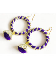 Load image into Gallery viewer, Laila Hoop Drop Earrings