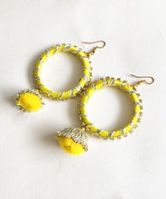 Load image into Gallery viewer, Laila Hoop Drop Earrings