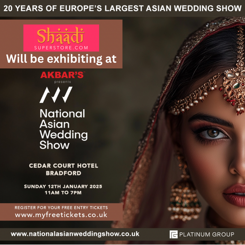 Shaadi Superstore to Showcase at the National Asian Wedding Show Bradford