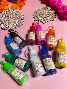 Set of 10 TOTA Rangoli Colors (800g) in Squeeze Bottles – Perfect for Floor Rangoli and More!”