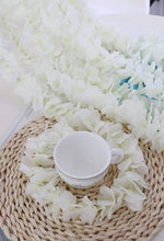 Load image into Gallery viewer, White / Ivory mix Wisteria Silk Flower Wedding Garland Pack of 8