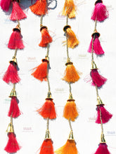 Load image into Gallery viewer, Tassel Garland with Golden Bell Hanging South Asian Indian Pakistani Wedding Decor