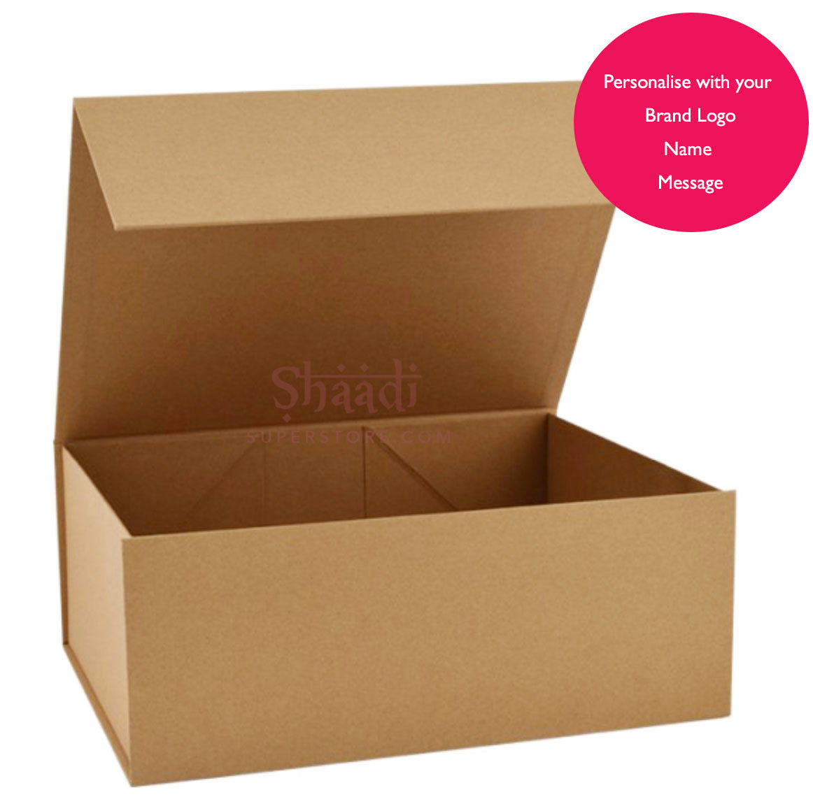 Wholesale Natural Brown Kraft Luxury Folding Rigid Gift Boxes