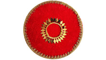 Load image into Gallery viewer, 9&quot; Circular Velvet Mendhi Plate
