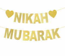 Load image into Gallery viewer, Nikkah Mubarak Bunting
