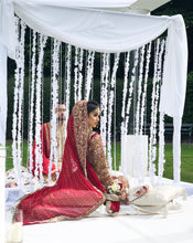 Load image into Gallery viewer, Flower Nikkah Partion hire
