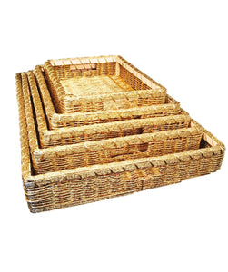 5 Golden Tray Hamper Baskets