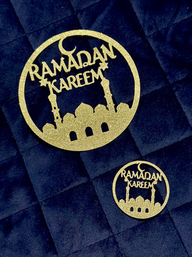 Ramadan Kareem Cupcake Topper pack of 5